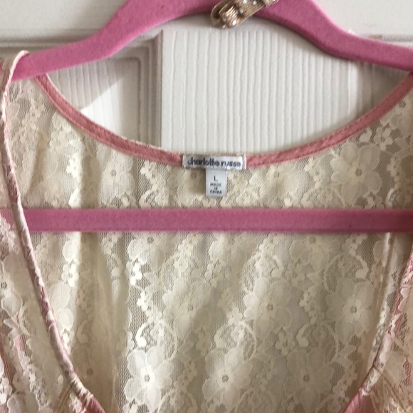 Charlotte Russe Pink Lace Dress - Picture 3 of 7